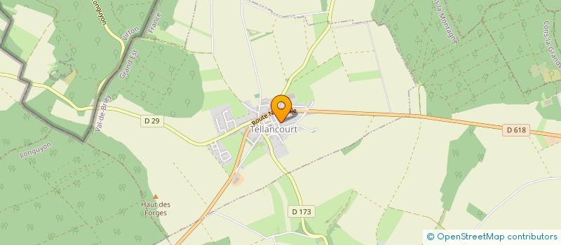 localisation de l'entreprise ATH IMMOBILIER  TELLANCOURT