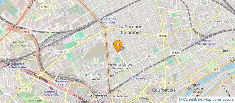 localisation de l'entreprise ATH MULTISERVICES à COURBEVOIE