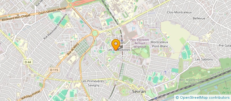 localisation de l'entreprise ATH THERMIE  SEVRAN