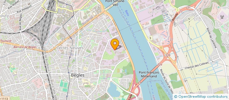 localisation de l'entreprise ATH33 à BEGLES