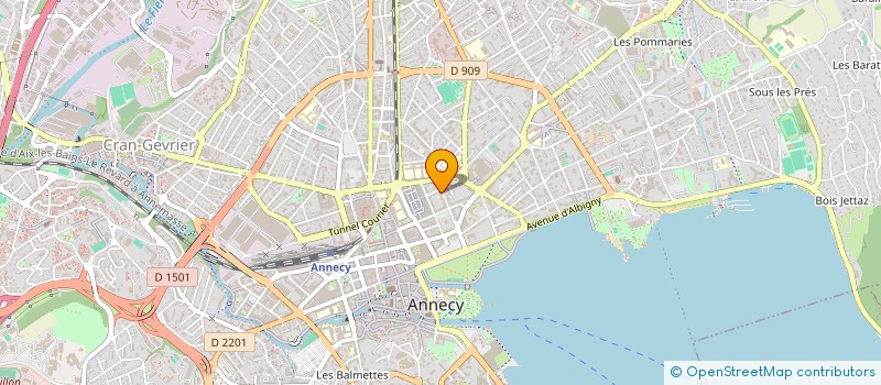localisation de l'entreprise ATHAE à ANNECY