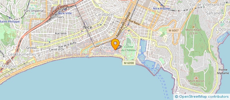 localisation de l'entreprise ATHALI à NICE