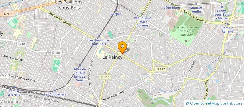 localisation de l'entreprise ATHALI SECURITY à LE RAINCY