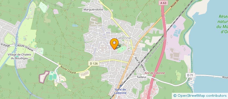 localisation de l'entreprise ATHALOC à LABENNE