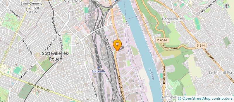 localisation de l'entreprise ATHALYS  SOTTEVILLE-LES-ROUEN