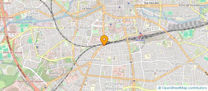 localisation de l'entreprise ATHAMOR GIE à RENNES