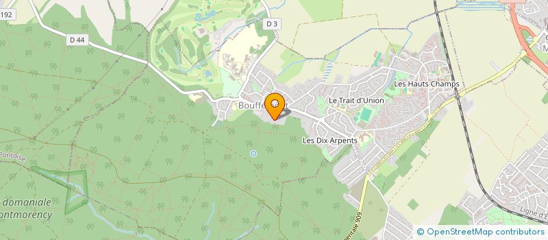 localisation de l'entreprise ATHANA à BOUFFEMONT