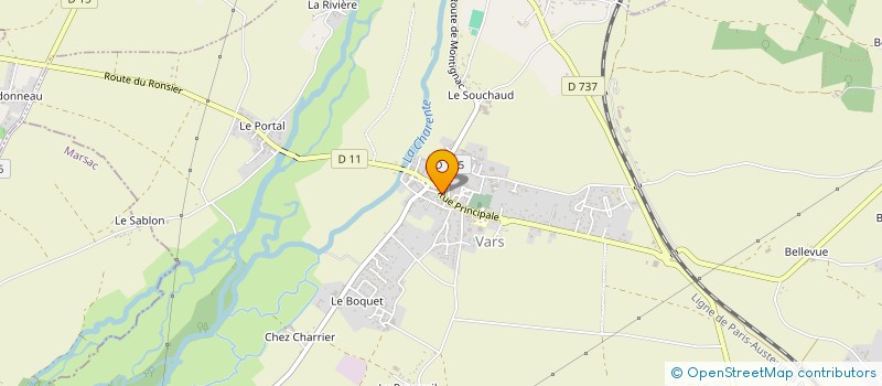 localisation de l'entreprise ATHANAS à XAMBES