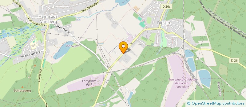 localisation de l'entreprise ATHANASOV  PORCELETTE