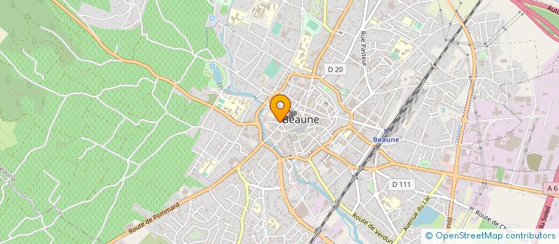 localisation de l'entreprise ATHANOR à BEAUNE