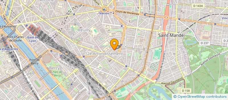 localisation de l'entreprise ATHANOR  PARIS