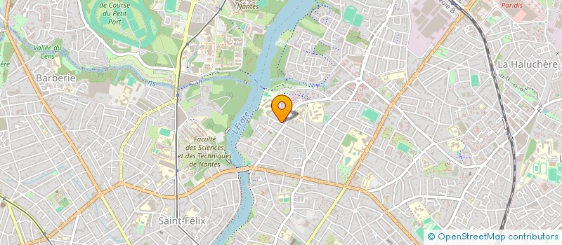 localisation de l'entreprise ATHANOR  NANTES