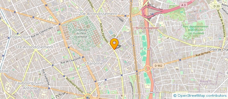 localisation de l'entreprise ATHANOR  PARIS