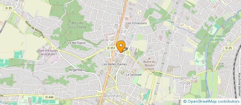 localisation de l'entreprise ATHANOR à MONTLHERY
