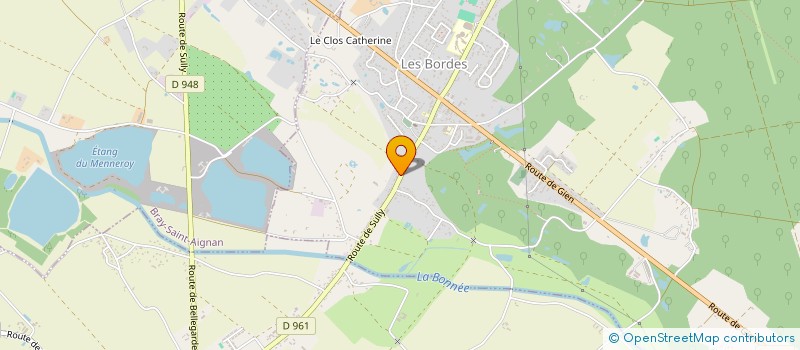 localisation de l'entreprise ATHANOR  BONNEE