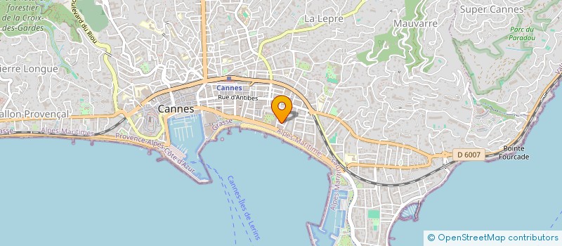 localisation de l'entreprise ATHANOR  CANNES