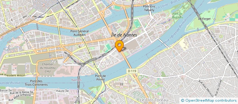 localisation de l'entreprise ATHANOR CONSEILS à NANTES