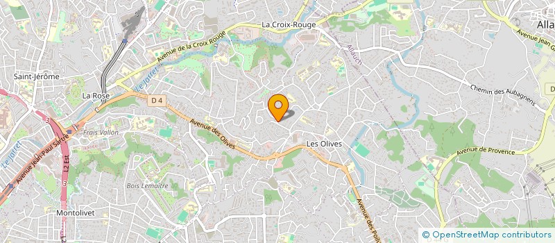 localisation de l'entreprise ATHANOR CONSULT à MARSEILLE