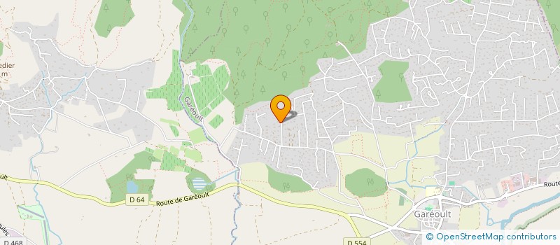 localisation de l'entreprise ATHANOR, LA FORGE DES JEUX  GAREOULT