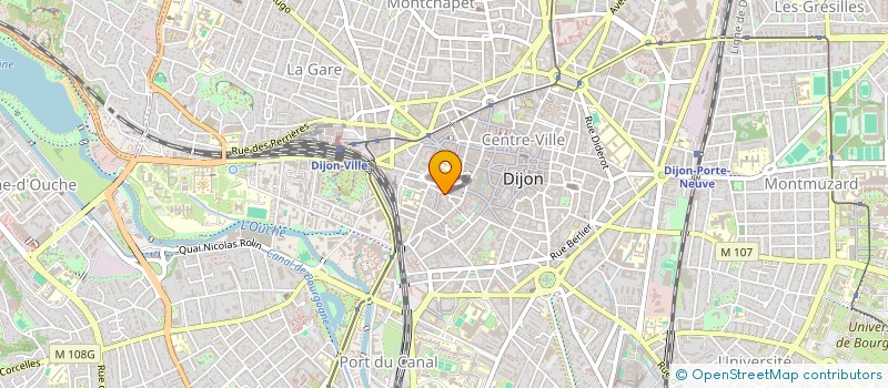 localisation de l'entreprise ATHANOR PATRIMOINE à DIJON