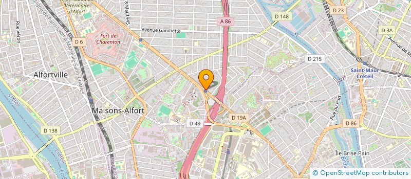 localisation de l'entreprise ATHAVAN à MAISONS-ALFORT