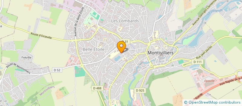 localisation de l'entreprise ATHEA à MONTIVILLIERS