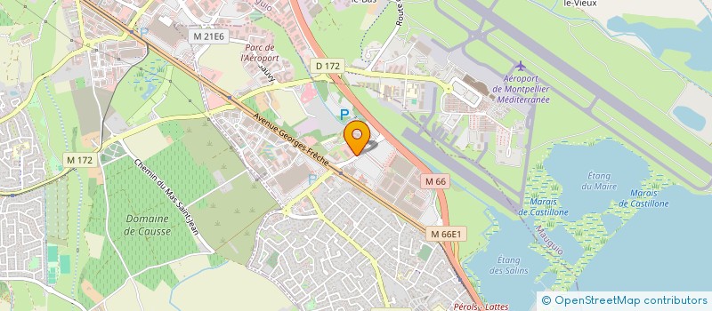 localisation de l'entreprise ATHEAS  NARBONNE