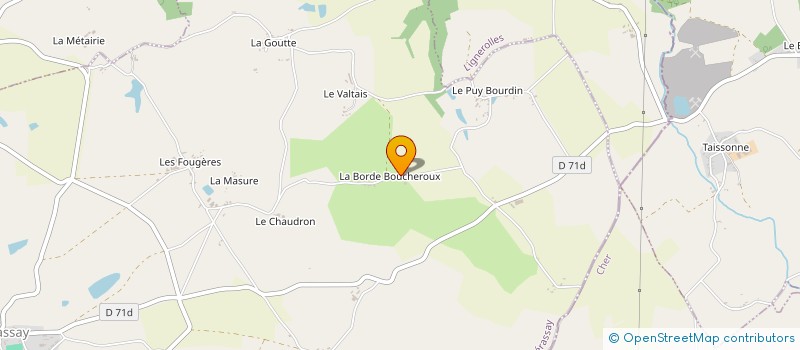 localisation de l'entreprise ATHEAUX à PERASSAY