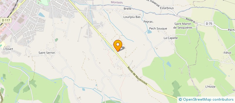 localisation de l'entreprise ATHEC EXPERTISE  CAUSSADE