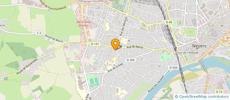 localisation de l'entreprise ATHEINAH à NEVERS