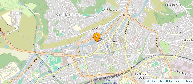 localisation de l'entreprise ATHELAS  EVREUX