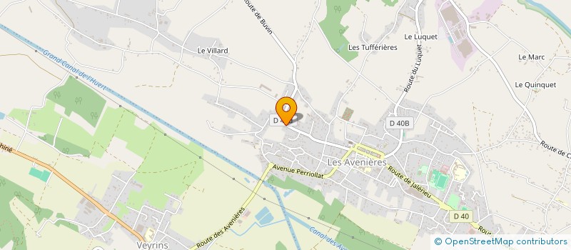 localisation de l'entreprise ATHELAS CONSEILS  LES AVENIERES VEYRINS-THUELLIN