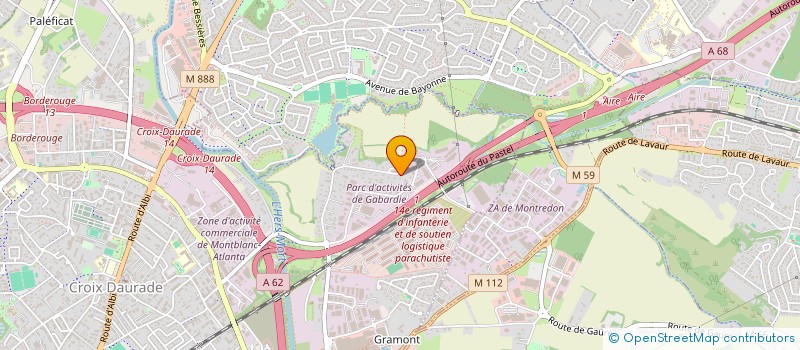 localisation de l'entreprise ATHELIE MOBILIER à TOULOUSE