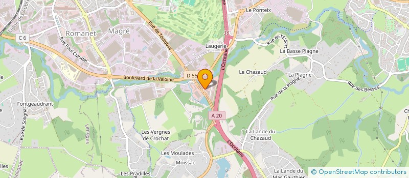 localisation de l'entreprise ATHELL SAS  FEYTIAT