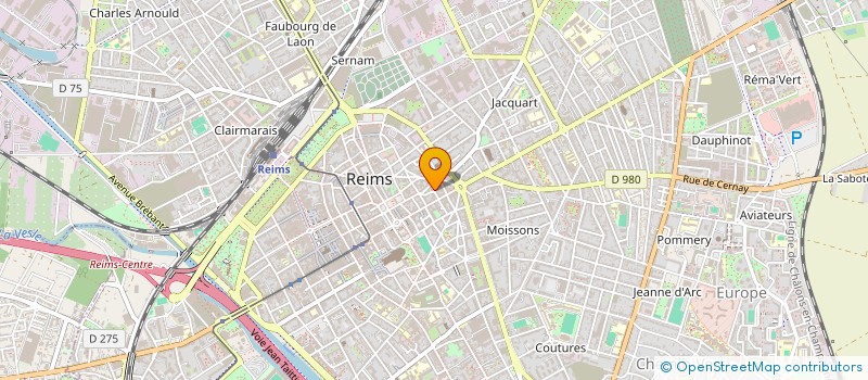 localisation de l'entreprise ATHELO  REIMS