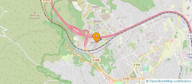 localisation de l'entreprise ATHELSEA à MARSEILLE