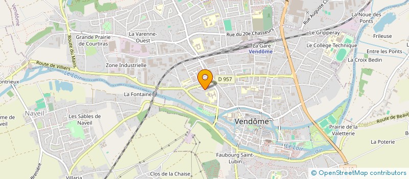 localisation de l'entreprise ATHELY  VENDOME