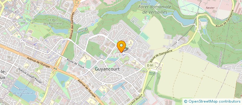 localisation de l'entreprise ATHEMAX  GUYANCOURT