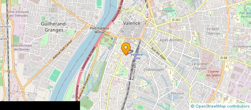 localisation de l'entreprise ATHEMIS  VALENCE