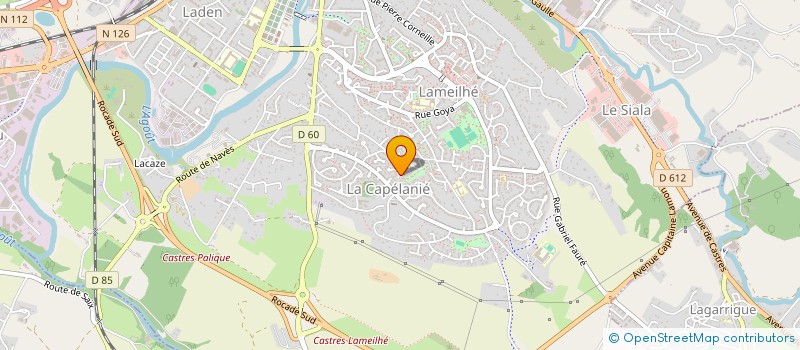 localisation de l'entreprise ATHEMIS ENERGIE à CASTRES