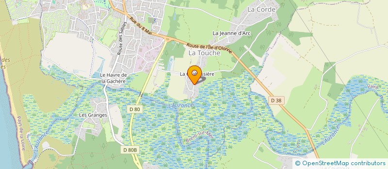 localisation de l'entreprise ATHEN PROJECT à BREM-SUR-MER