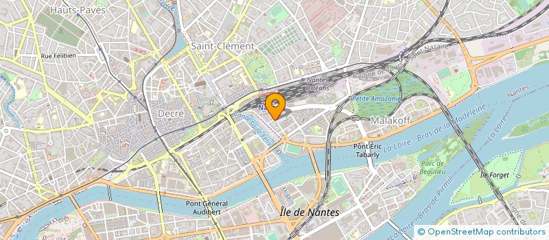 localisation de l'entreprise ATHENA à NANTES