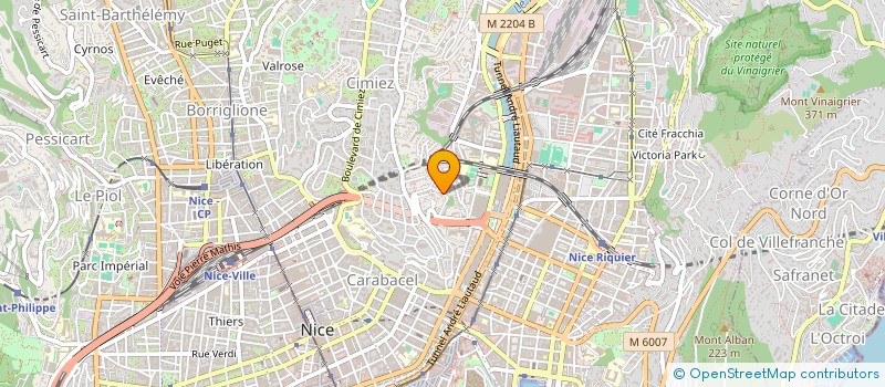 localisation de l'entreprise ATHENA à NICE