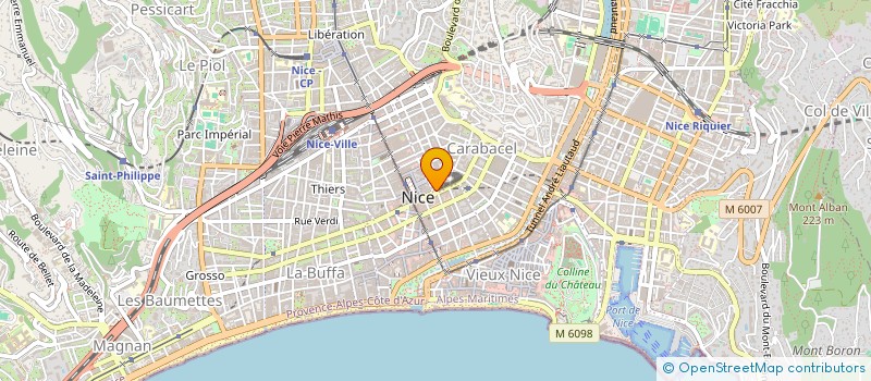 localisation de l'entreprise ATHENA à NICE