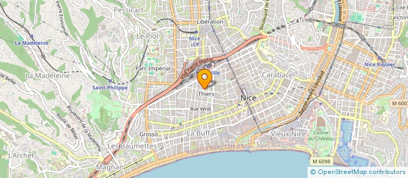 localisation de l'entreprise ATHENA à NICE