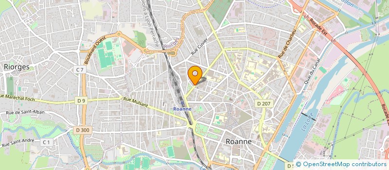 localisation de l'entreprise ATHENA à ROANNE