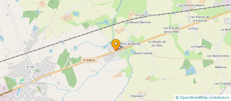 localisation de l'entreprise ATHENA à BRESSUIRE