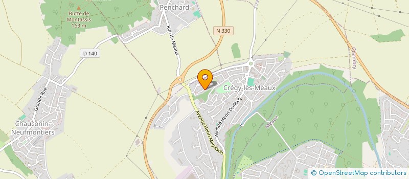 localisation de l'entreprise ATHENA  CREGY-LES-MEAUX