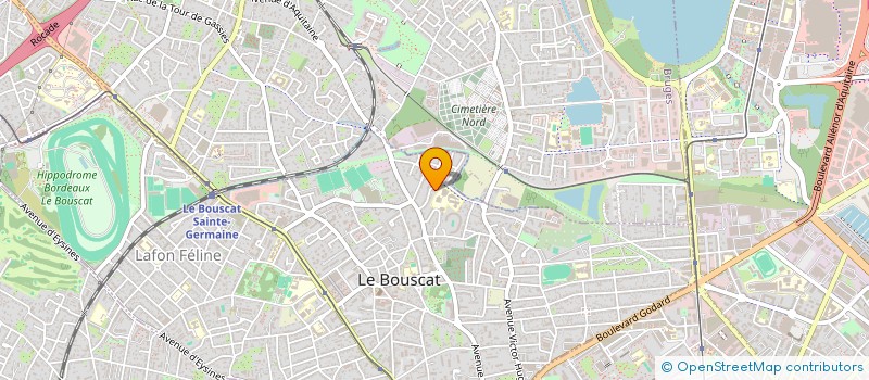 localisation de l'entreprise ATHENA à LE BOUSCAT