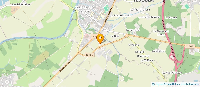 localisation de l'entreprise ATHENA  LOIRE-AUTHION